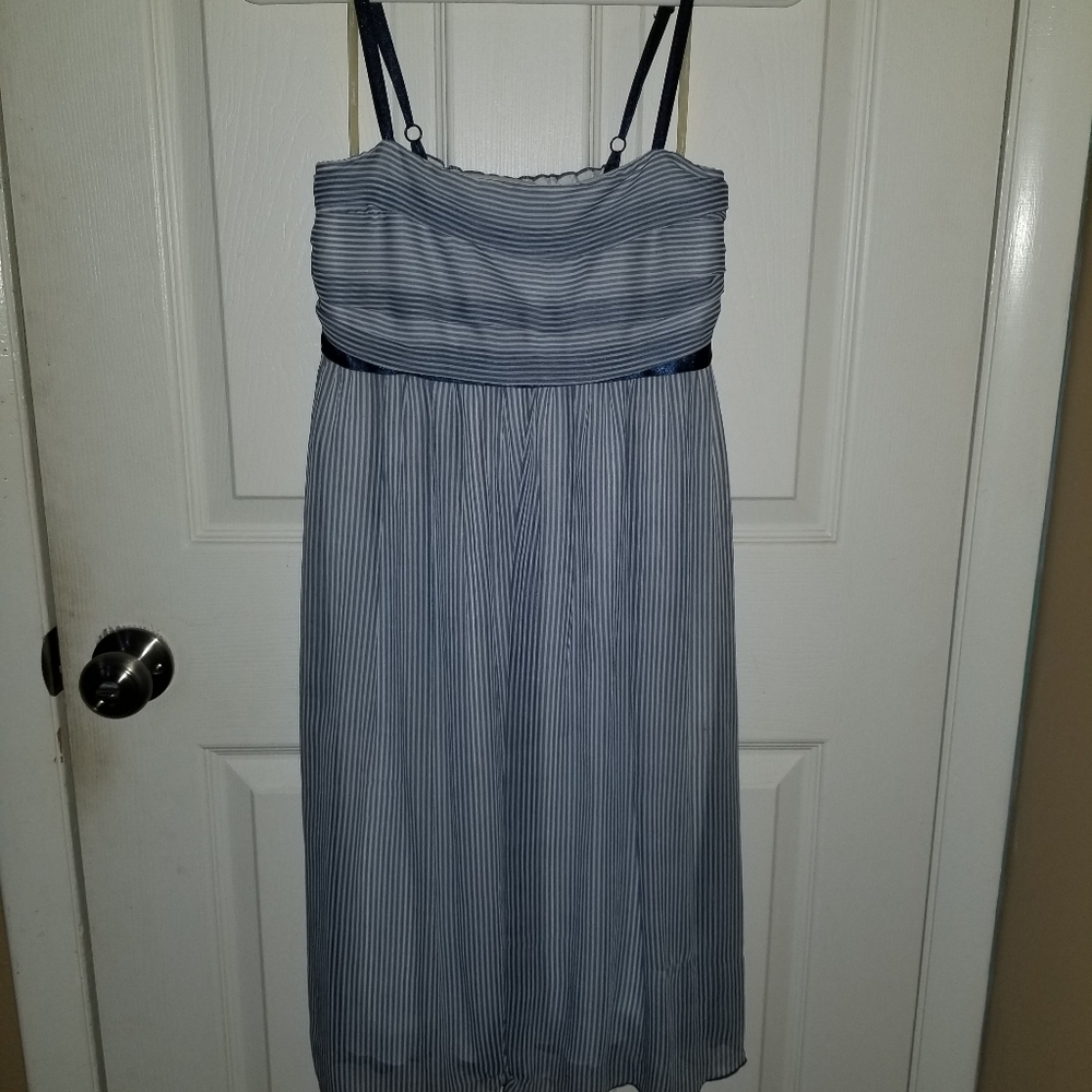 Forever 21 blue striped dress